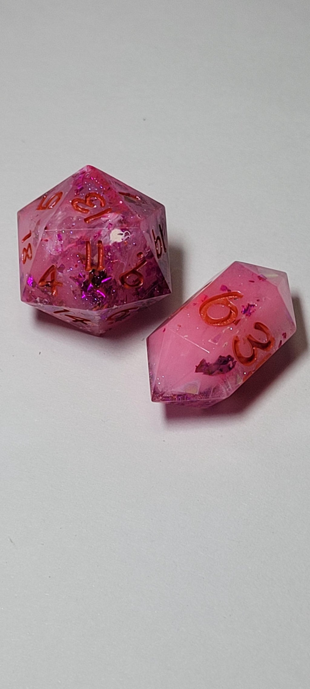 7-Piece TTRPG Dice Set - Love Bomb