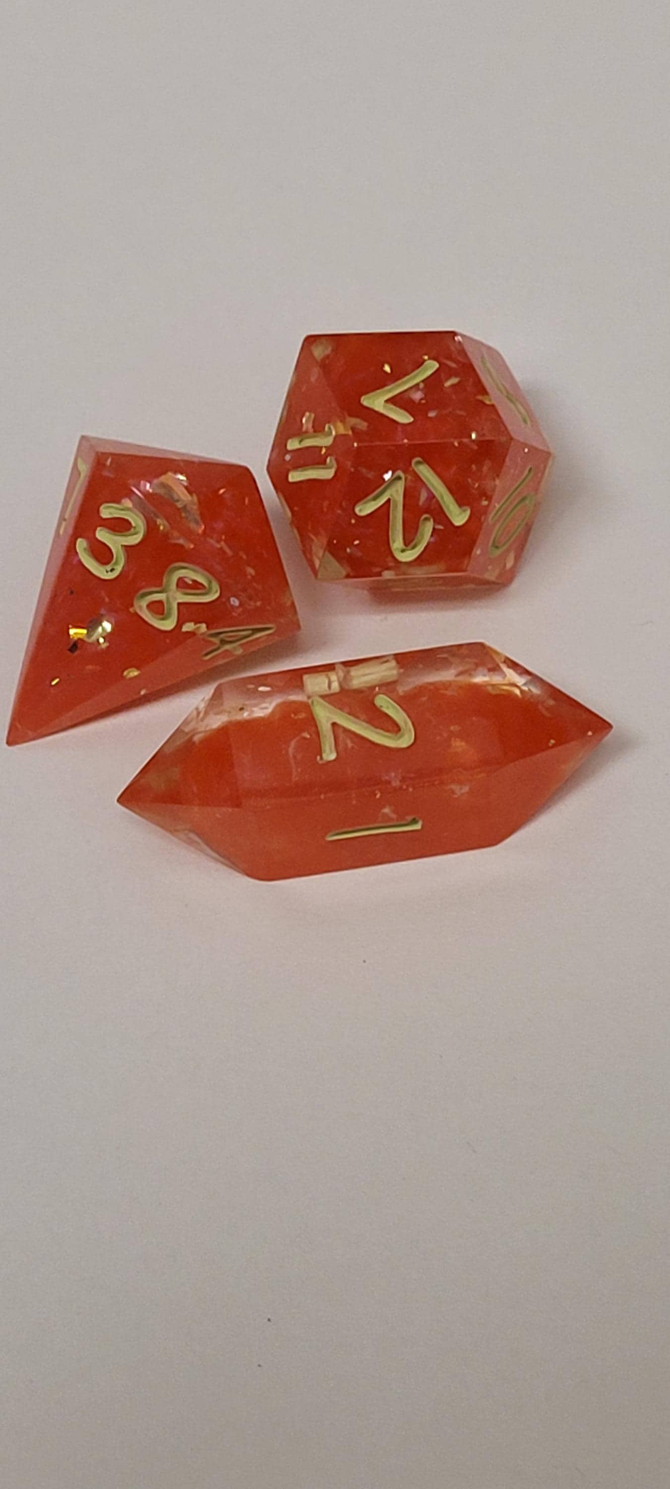 7-Piece TTRPG Dice Set - Juiced
