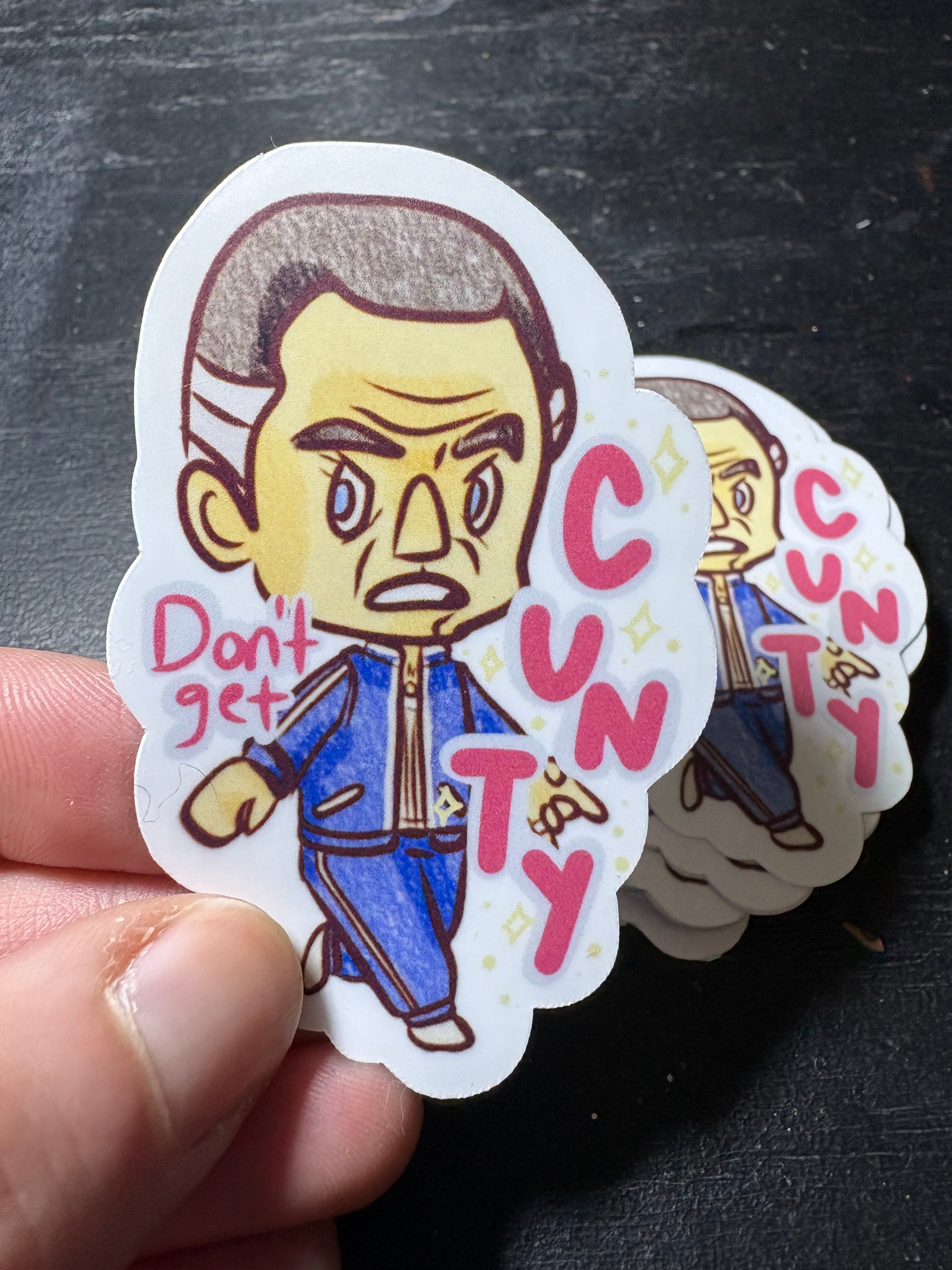 A Glorified Crew Waterproof Vinyl Stickers (Silly Singles)
