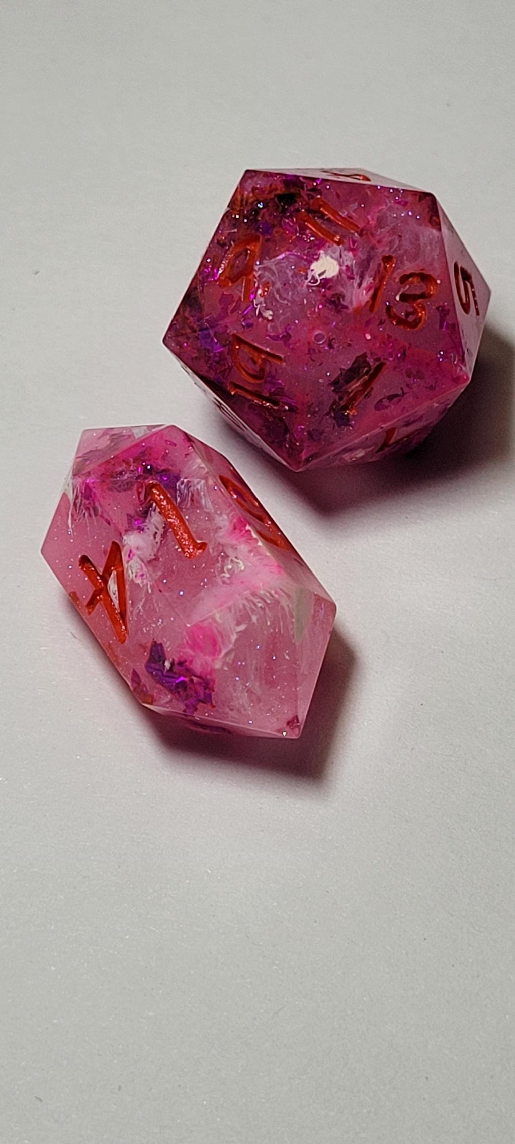 7-Piece TTRPG Dice Set - Love Bomb
