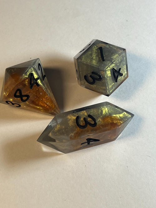 7-Piece TTRPG Dice Set - Gembryon