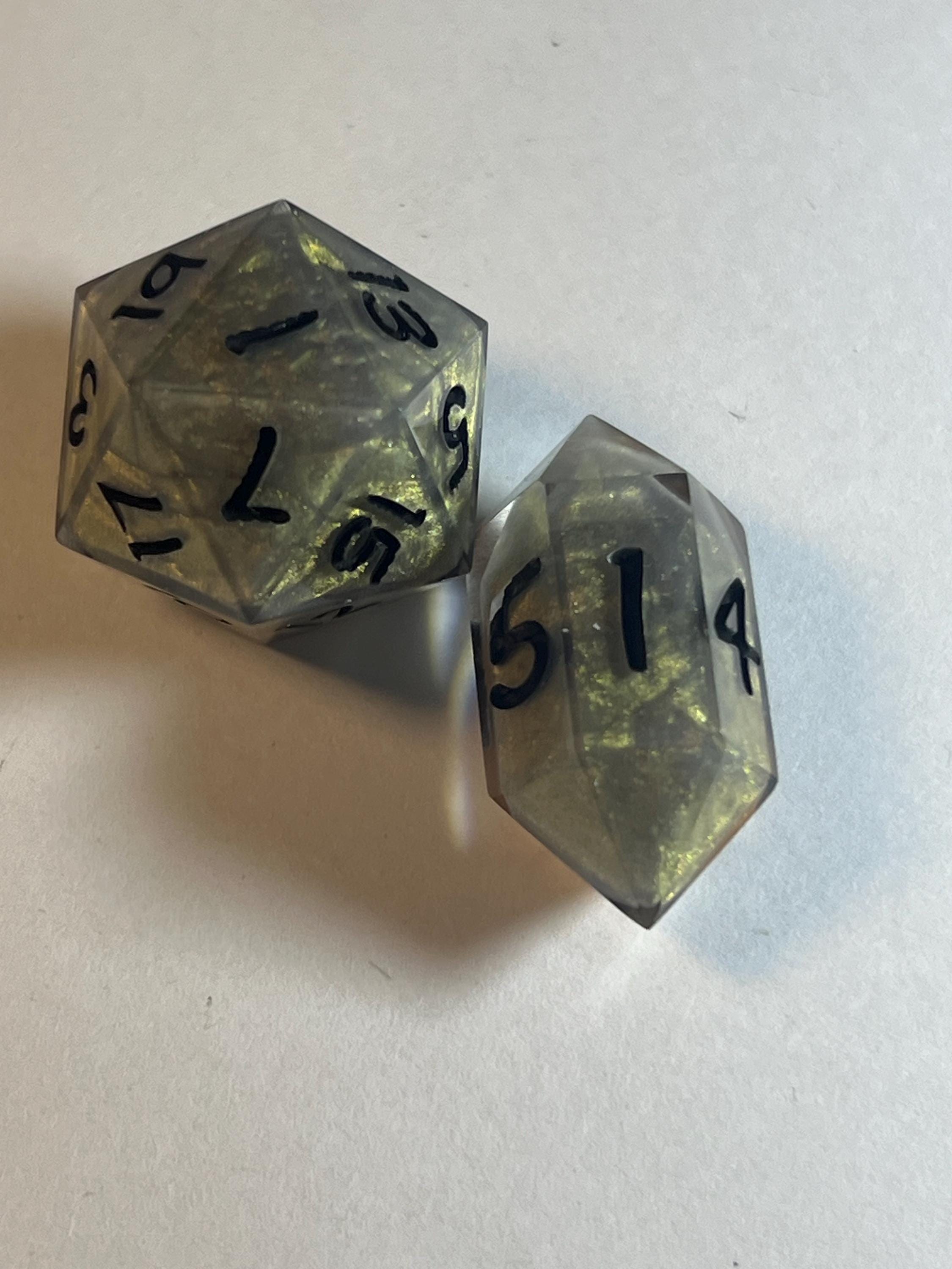 7-Piece TTRPG Dice Set - Gembryon