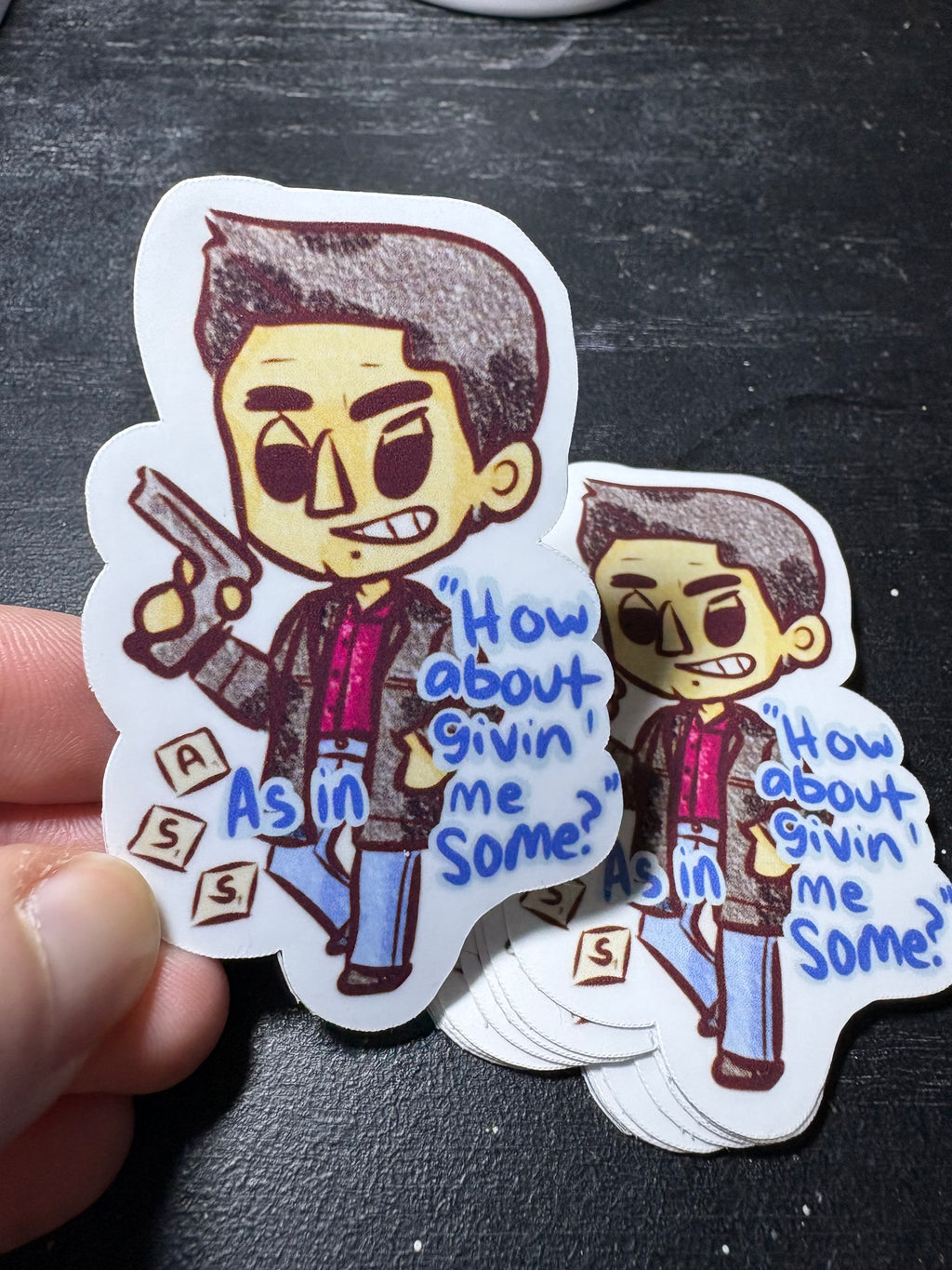 A Glorified Crew Waterproof Vinyl Stickers (Silly Singles)