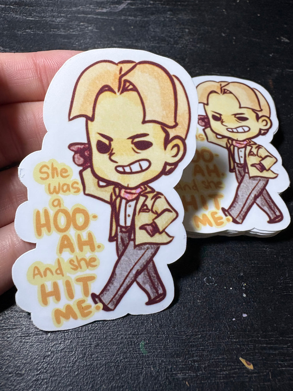 A Glorified Crew Waterproof Vinyl Stickers (Silly Singles)