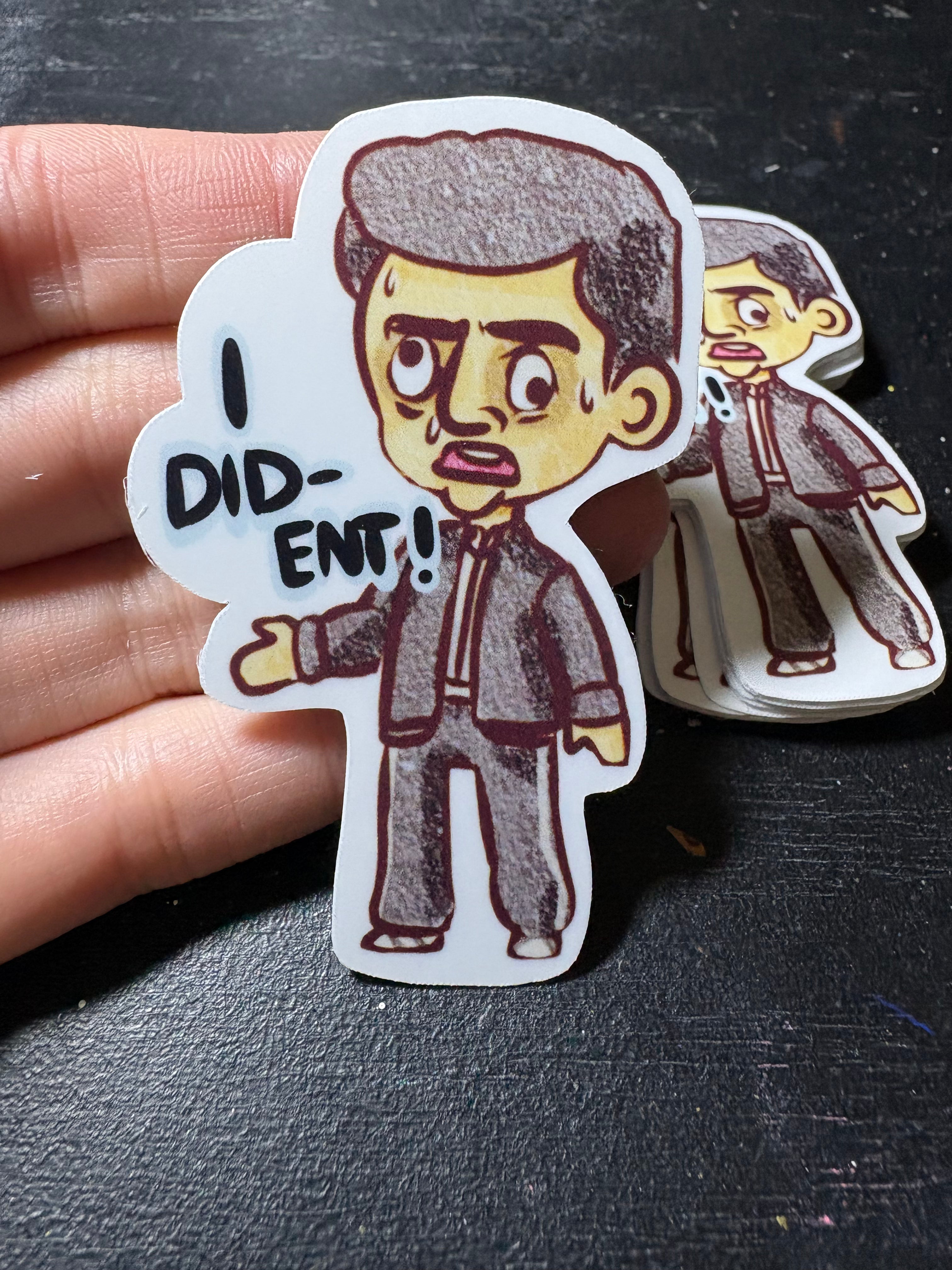 A Glorified Crew Waterproof Vinyl Stickers (Silly Singles)