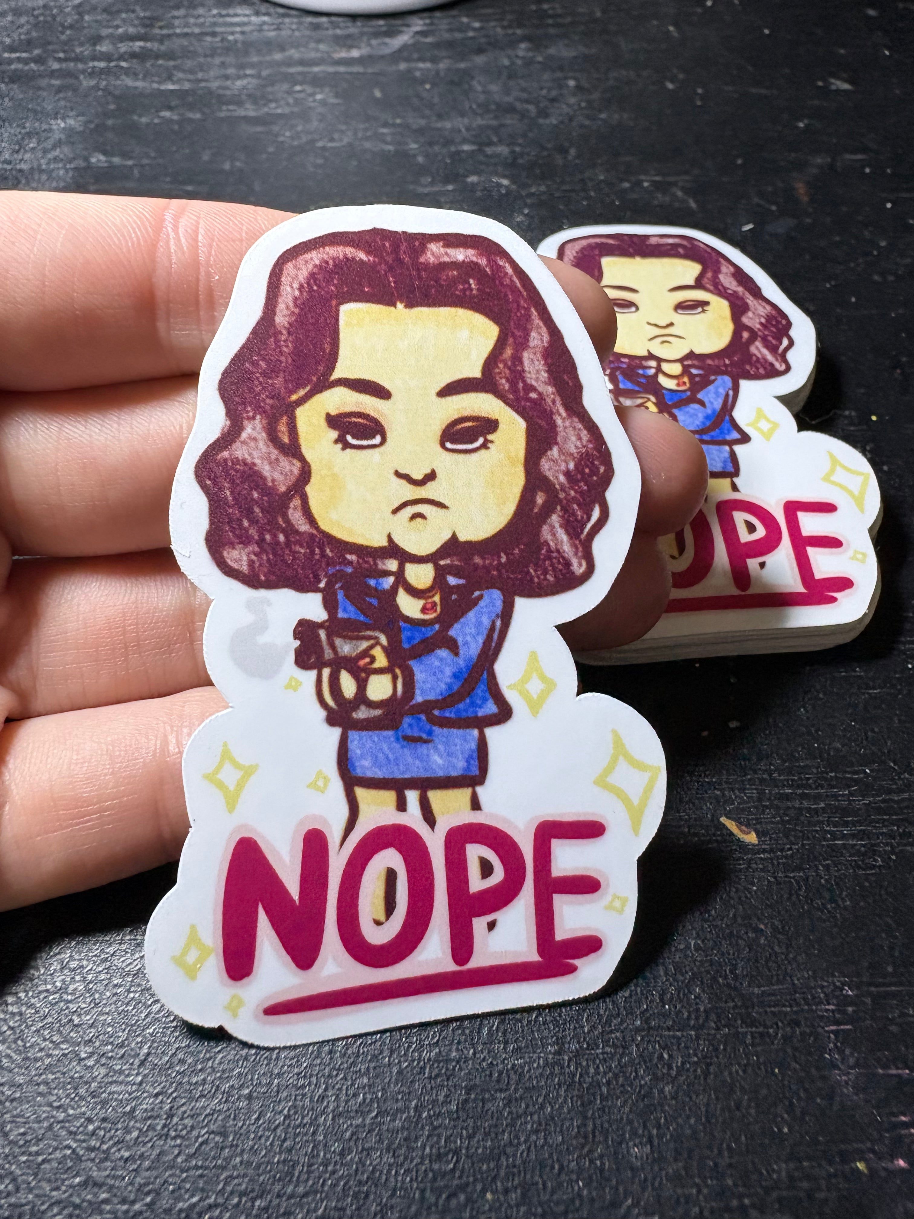 A Glorified Crew Waterproof Vinyl Stickers (Silly Singles)