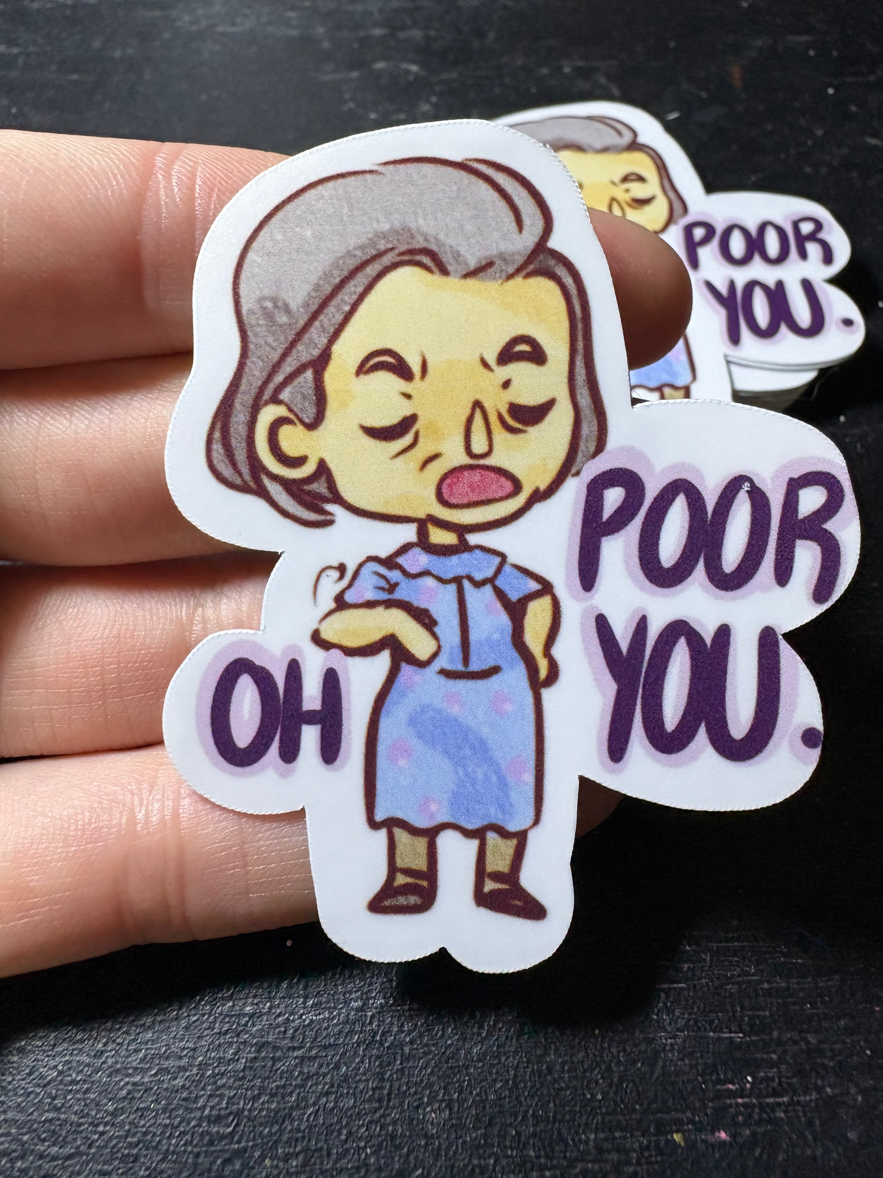 A Glorified Crew Waterproof Vinyl Stickers (Silly Singles)