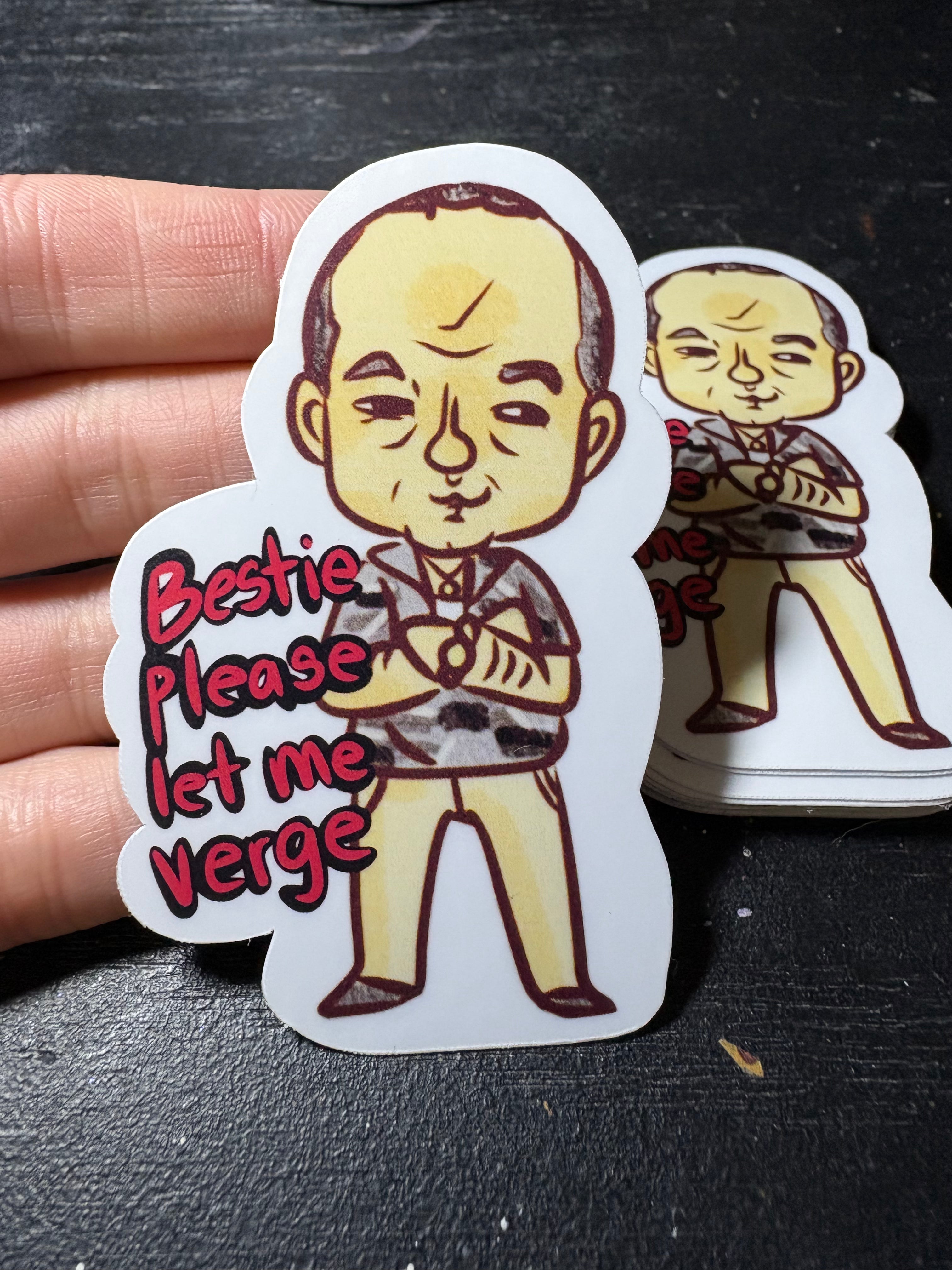 A Glorified Crew Waterproof Vinyl Stickers (Silly Singles)