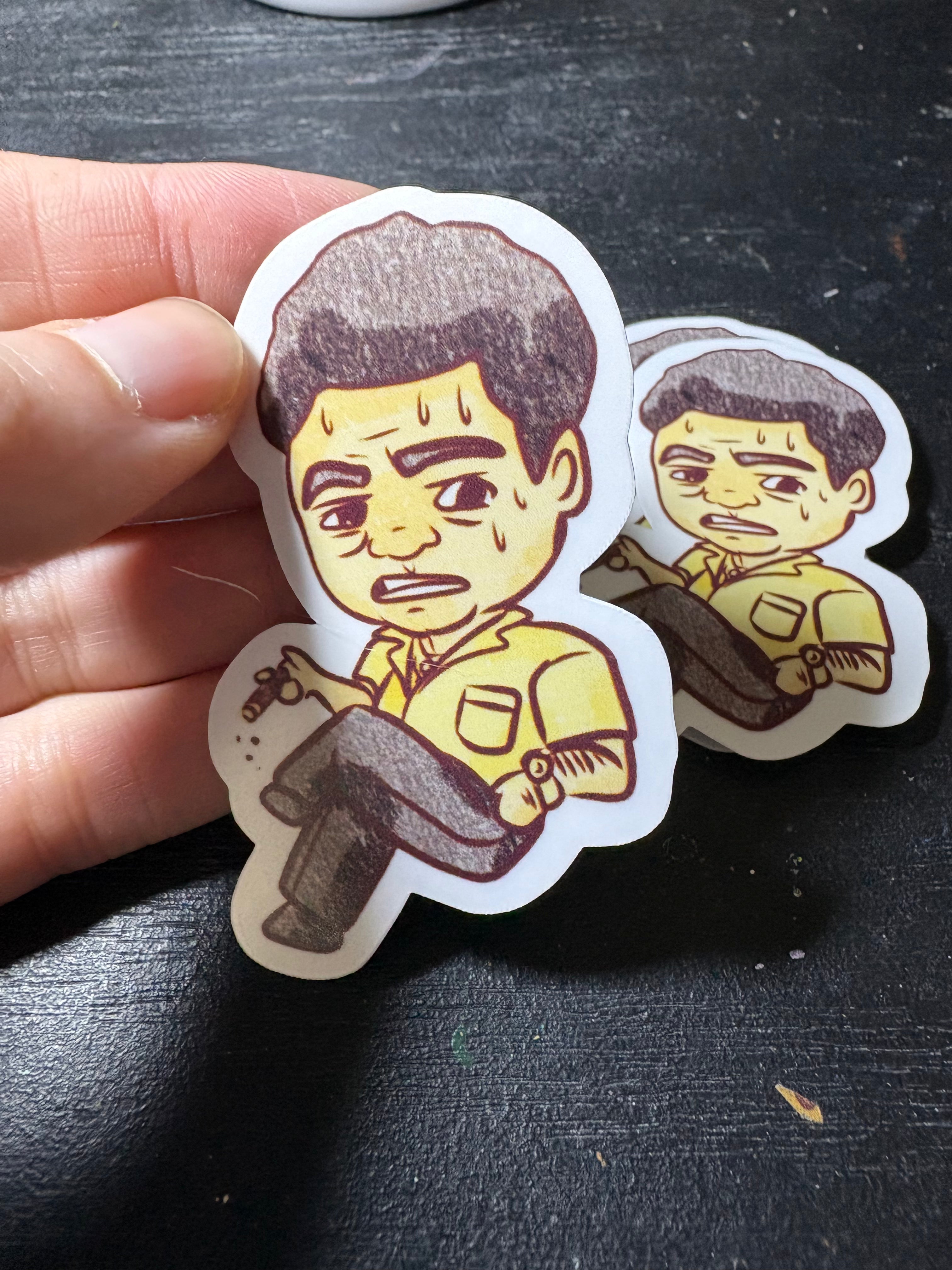 A Glorified Crew Waterproof Vinyl Stickers (Plain Singles)