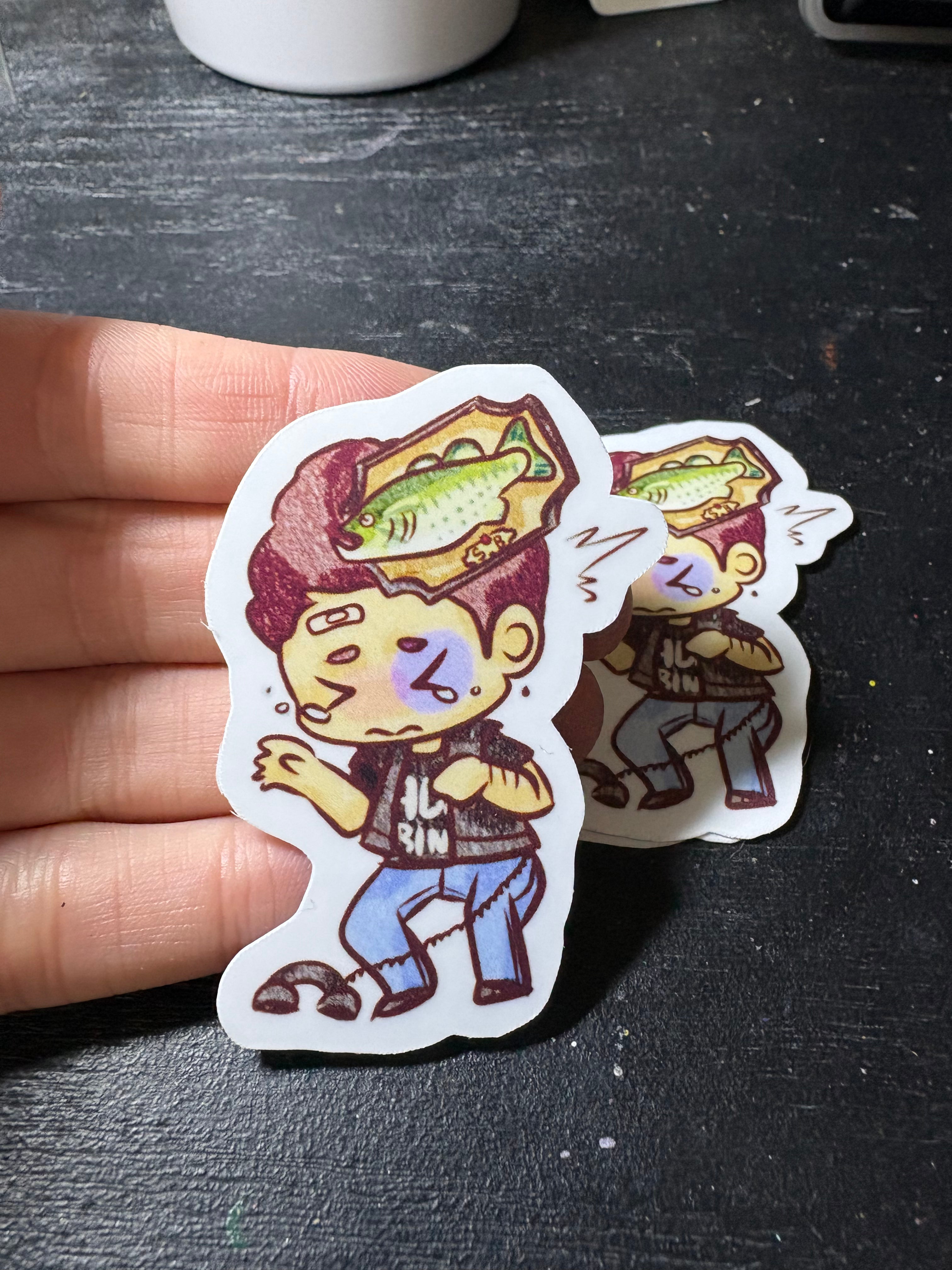 A Glorified Crew Waterproof Vinyl Stickers (Plain Singles)