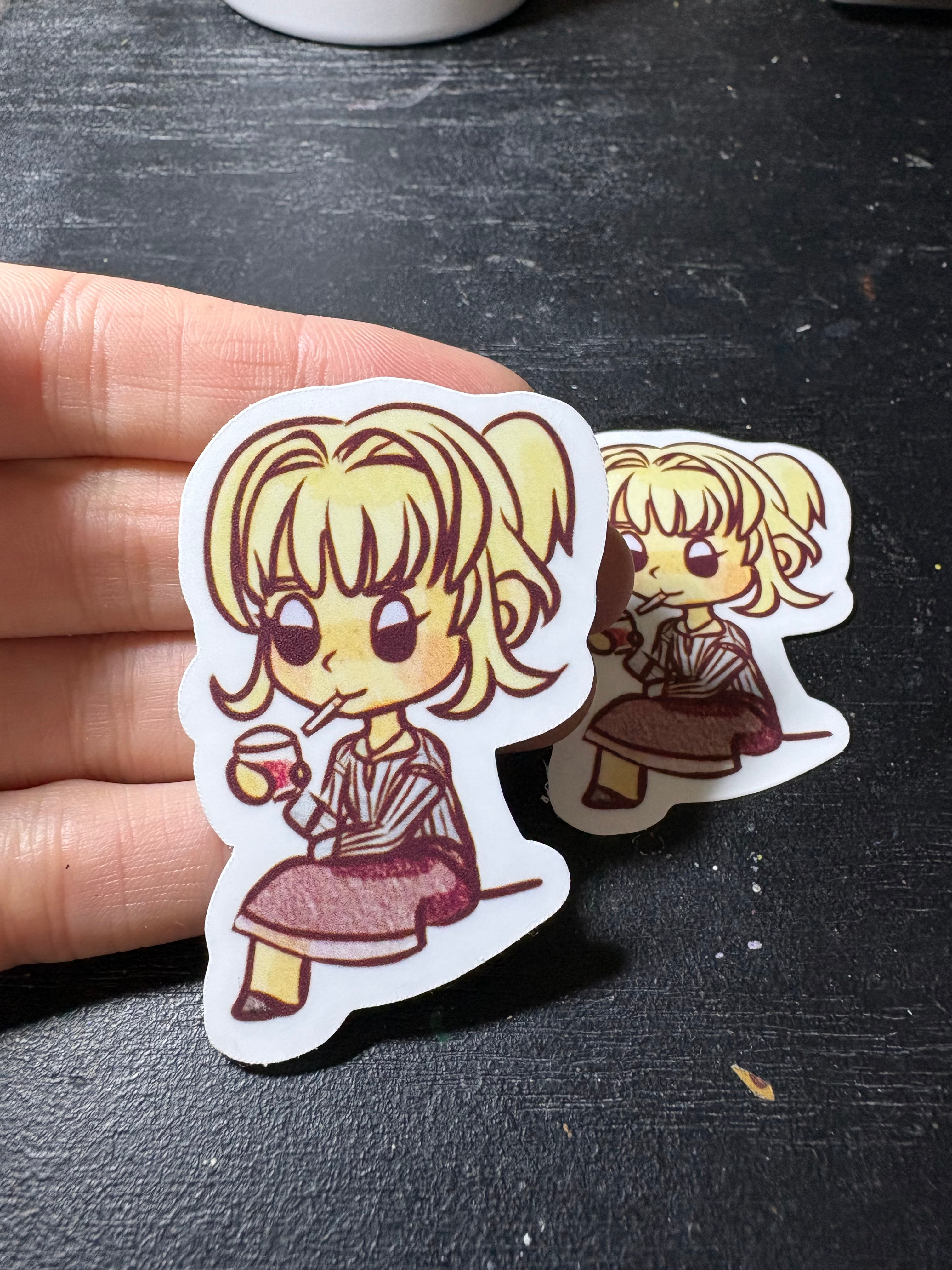 A Glorified Crew Waterproof Vinyl Stickers (Plain Singles)