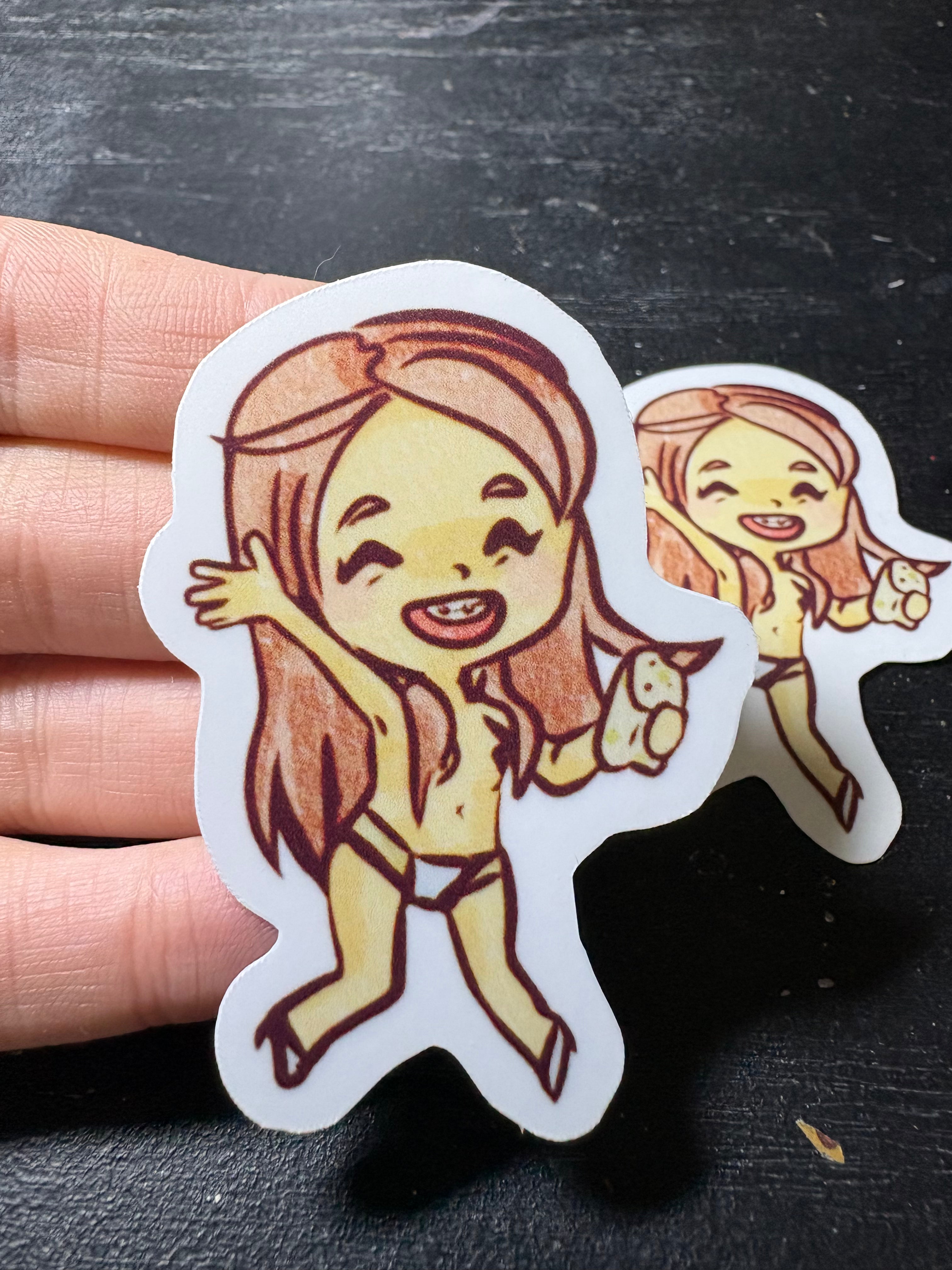 A Glorified Crew Waterproof Vinyl Stickers (Plain Singles)