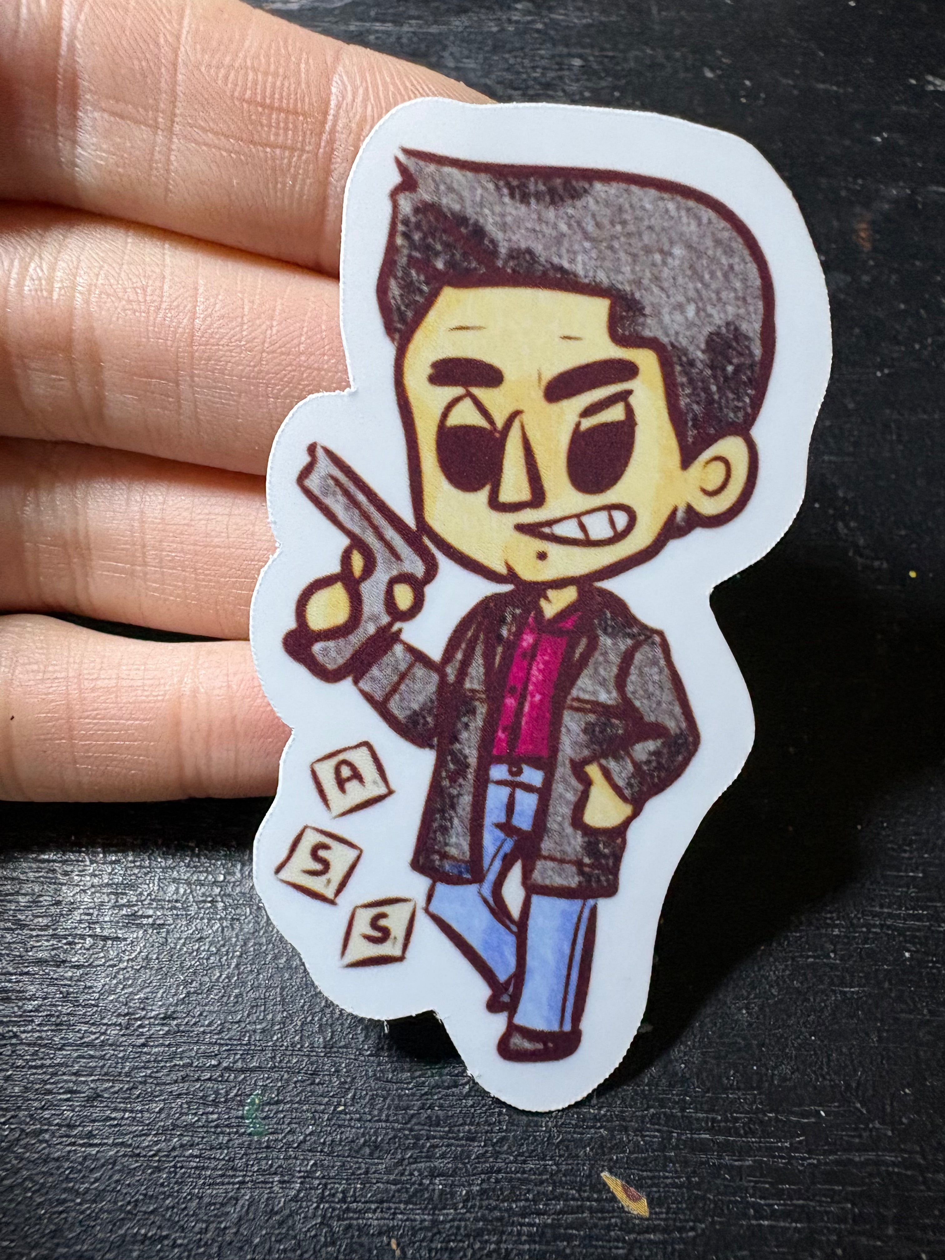 A Glorified Crew Waterproof Vinyl Stickers (Plain Singles)