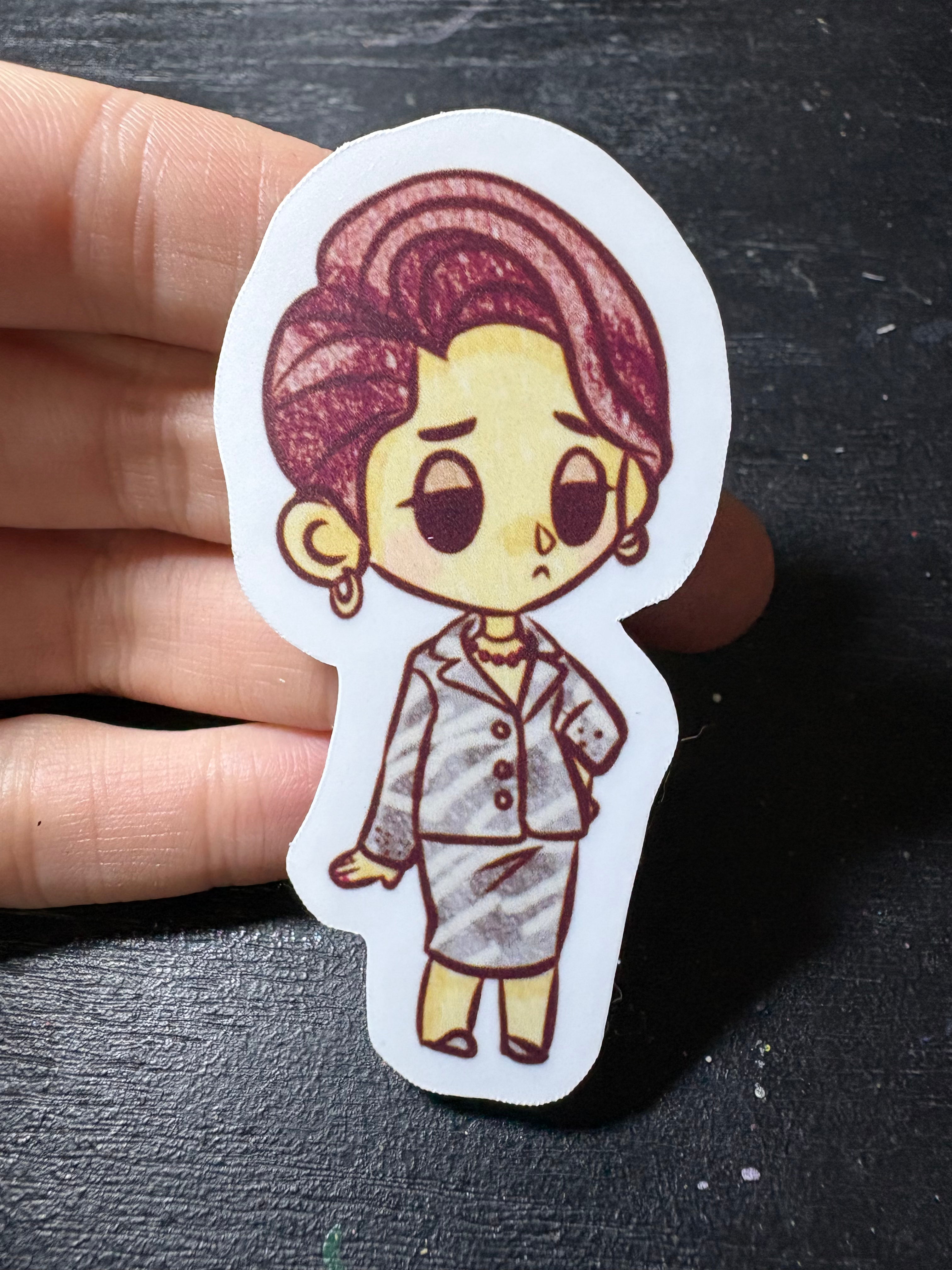 A Glorified Crew Waterproof Vinyl Stickers (Plain Singles)