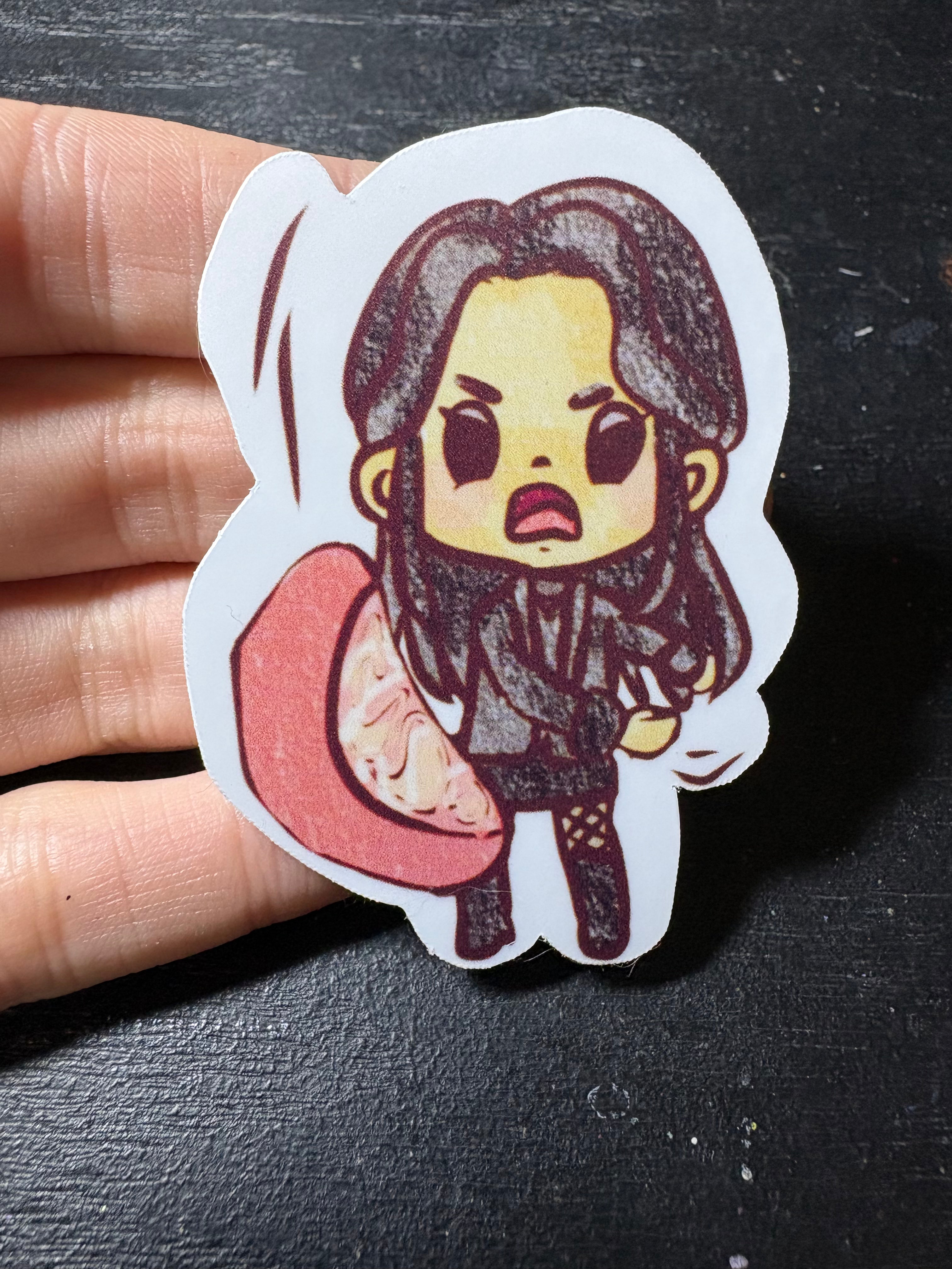 A Glorified Crew Waterproof Vinyl Stickers (Plain Singles)