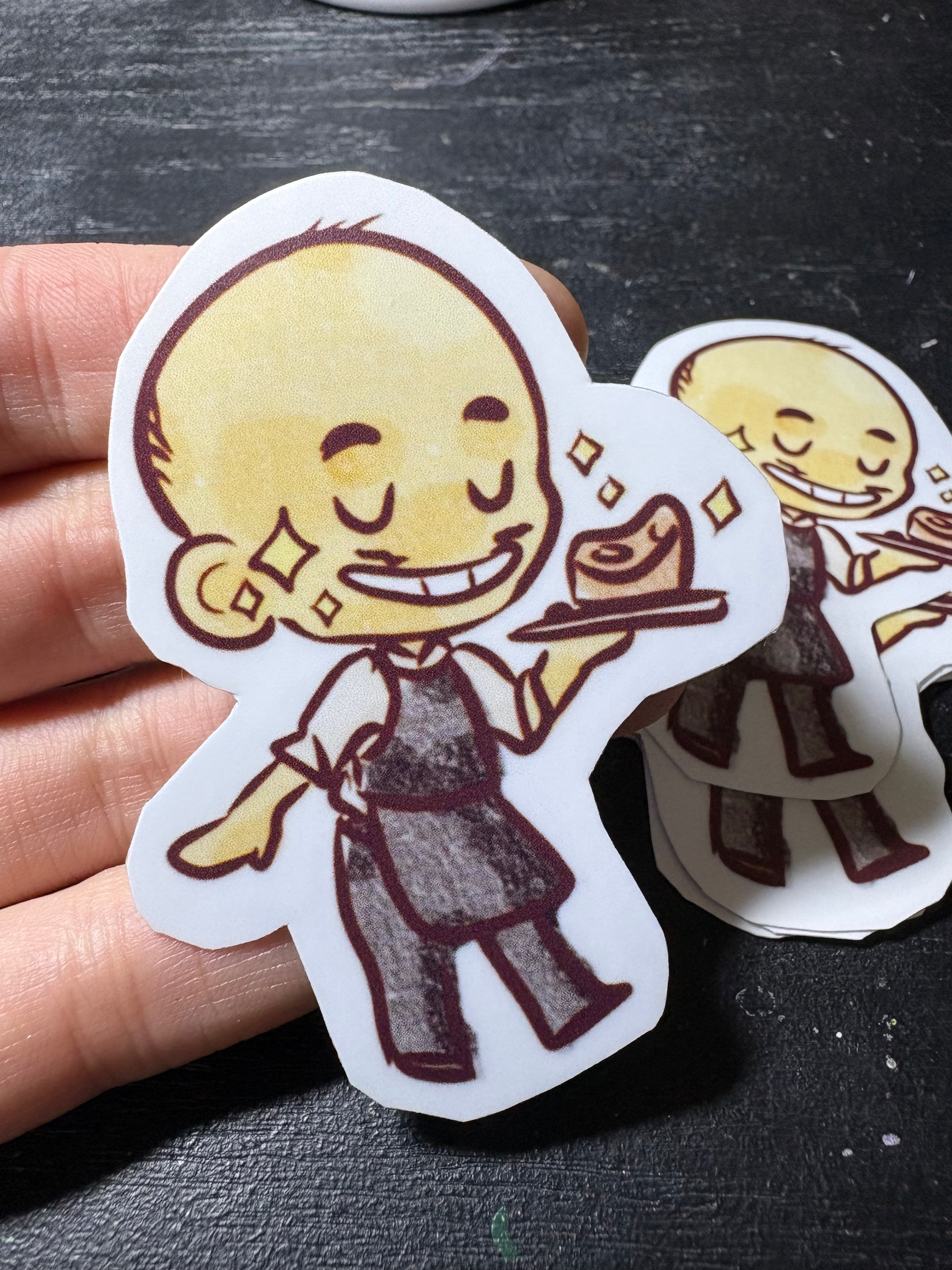 A Glorified Crew Waterproof Vinyl Stickers (Plain Singles)