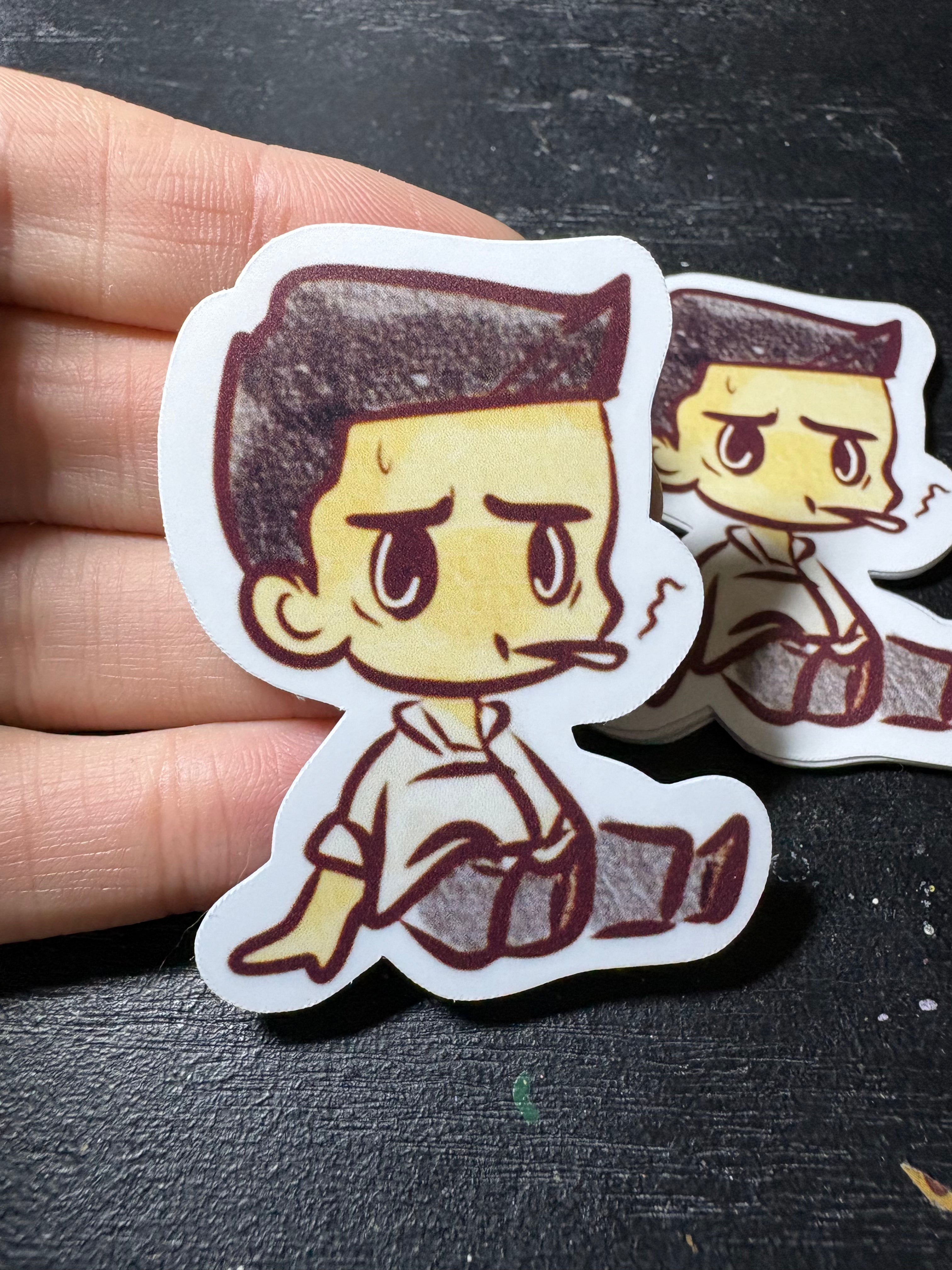 A Glorified Crew Waterproof Vinyl Stickers (Plain Singles)