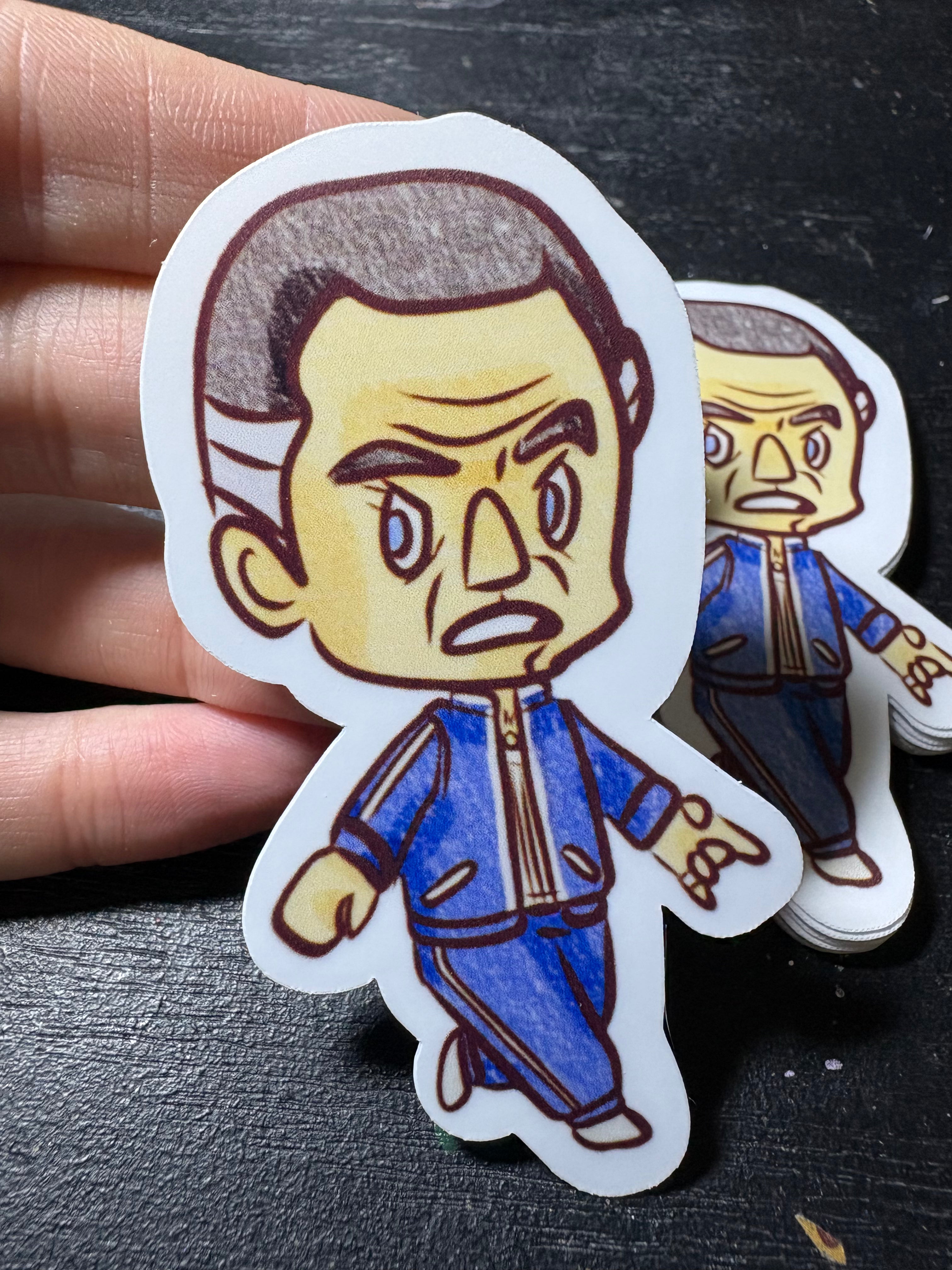 A Glorified Crew Waterproof Vinyl Stickers (Plain Singles)