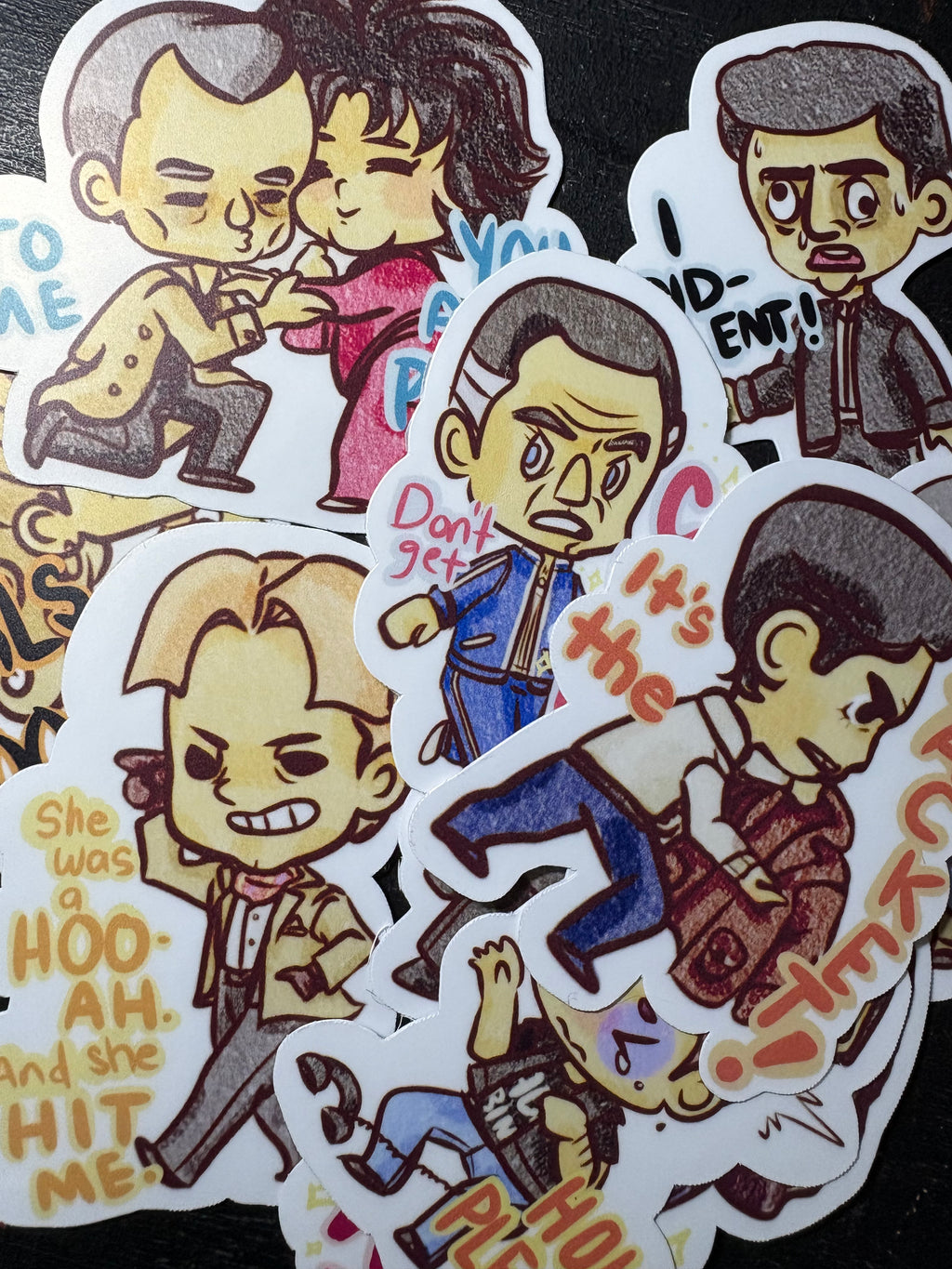 A Glorified Crew Waterproof Vinyl Stickers (Silly Singles)