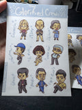 The Glorified Crew - Series 1 Sticker Sheet