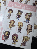 The Glorified Crew - Series 3 Sticker Sheet