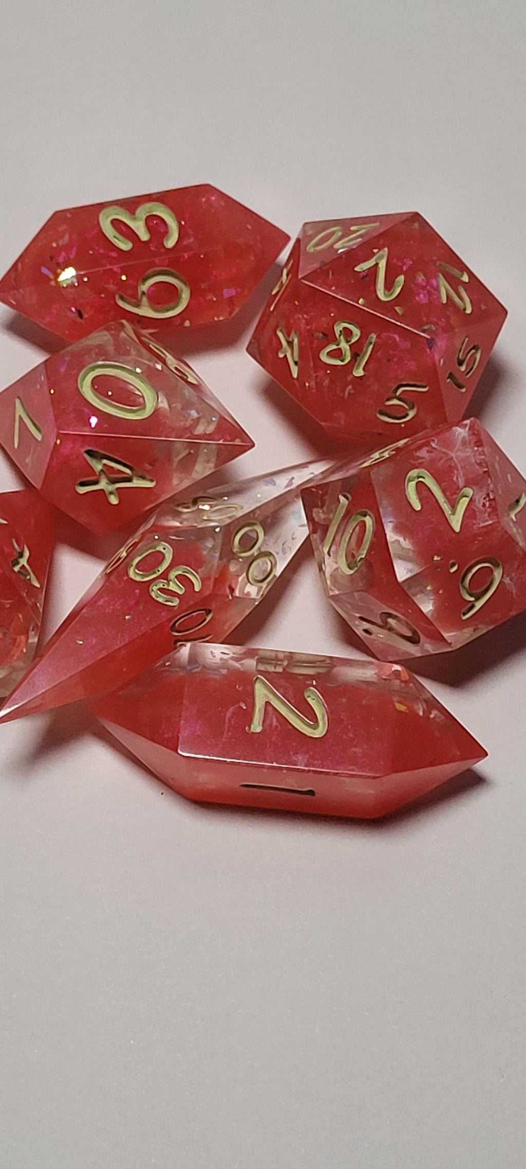 7-Piece TTRPG Dice Set - Juiced