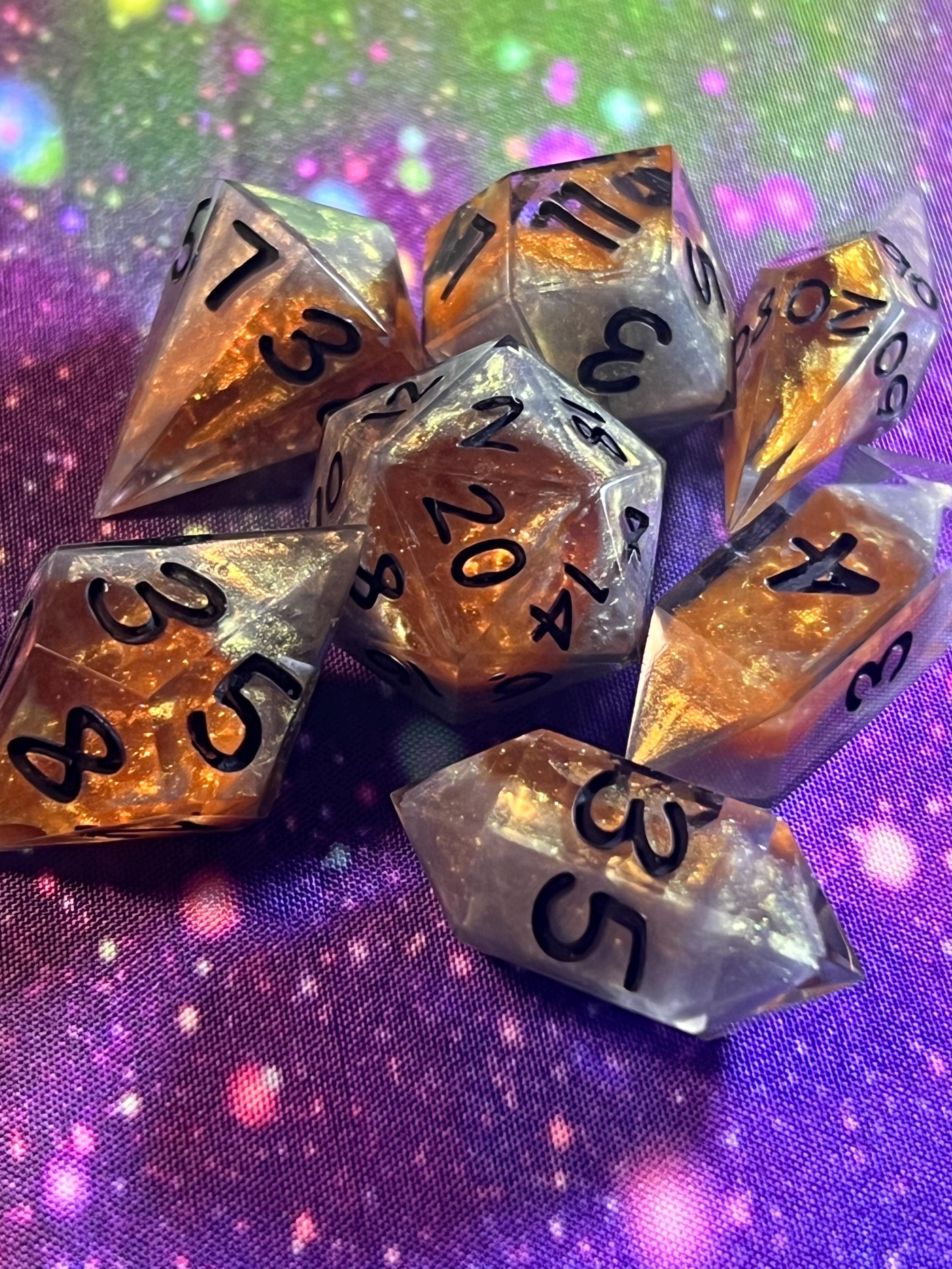 7-Piece TTRPG Dice Set - Gembryon