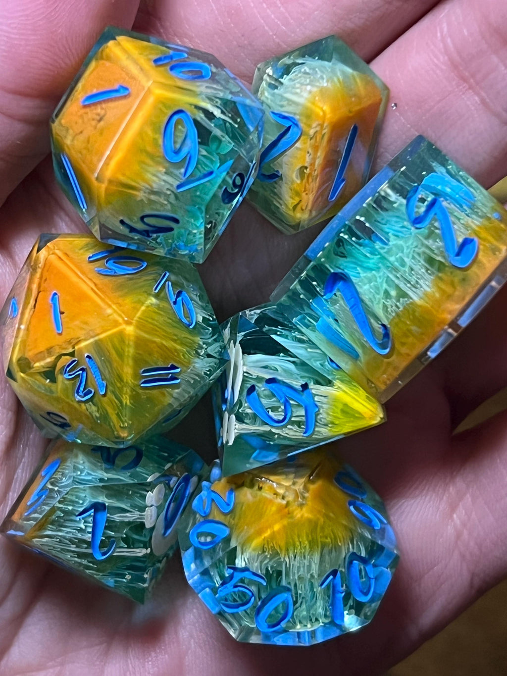 7-Piece TTRPG Dice Set - Colony