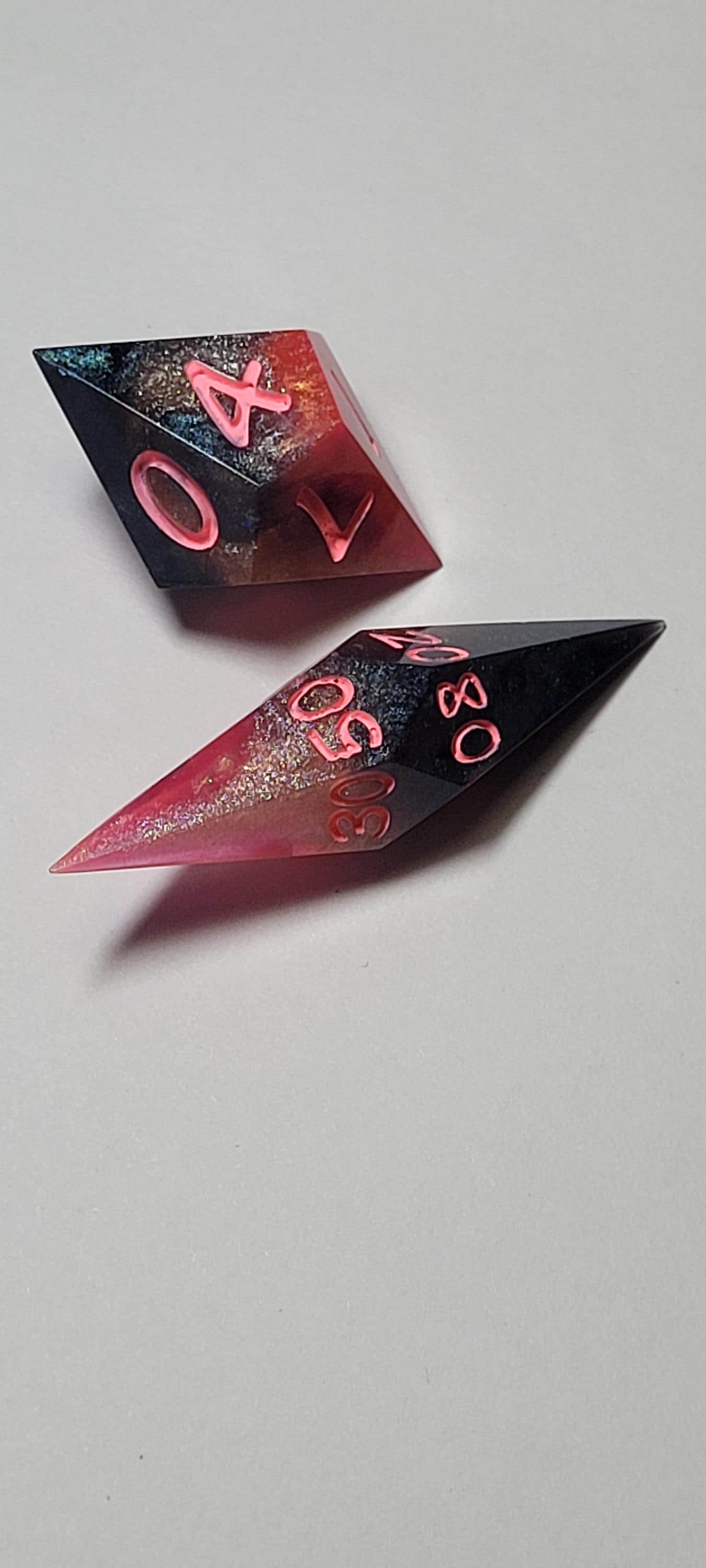 7-Piece TTRPG Dice Set - I Pulled The Fireball Alarm