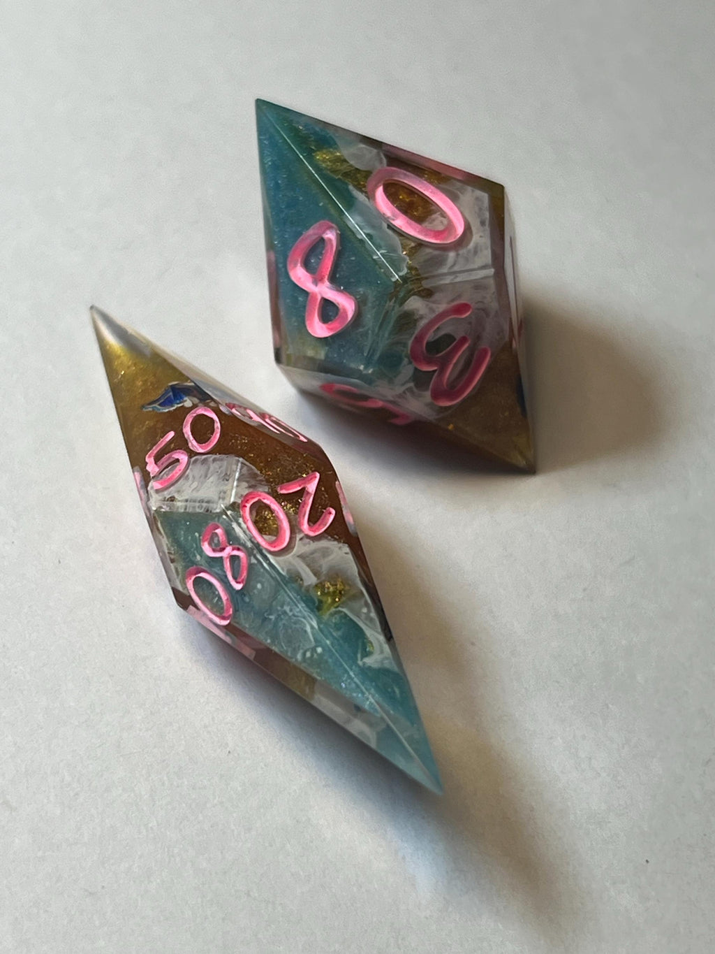 7-Piece TTRPG Dice Set - The Session With The Beach “Vacation”
